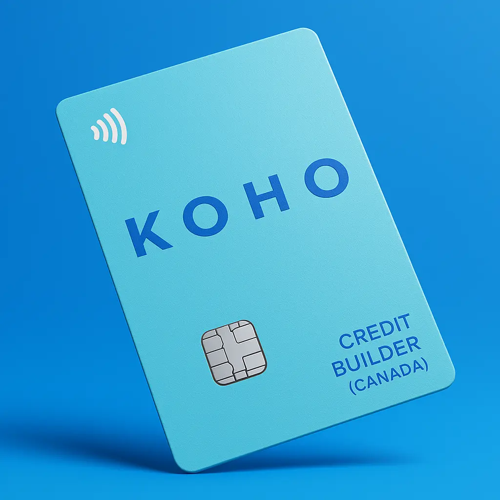 KOHO Credit Builder card for easy approval and fast credit growth in Canada